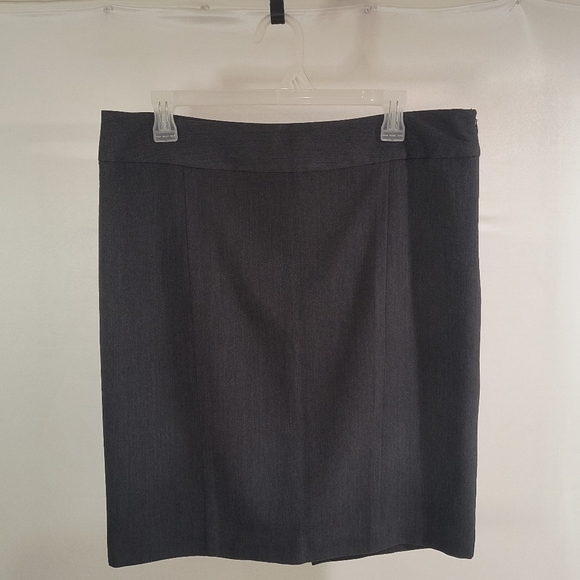 Kenneth Cole New York Women's 10 Dark Grey Pencil Skirt - Picture 1 of 6